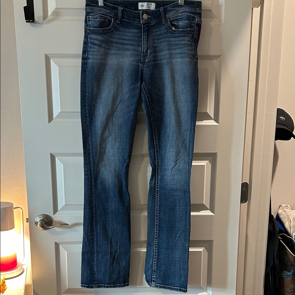 BKE Dark Blue Straight Leg Women's Jeans